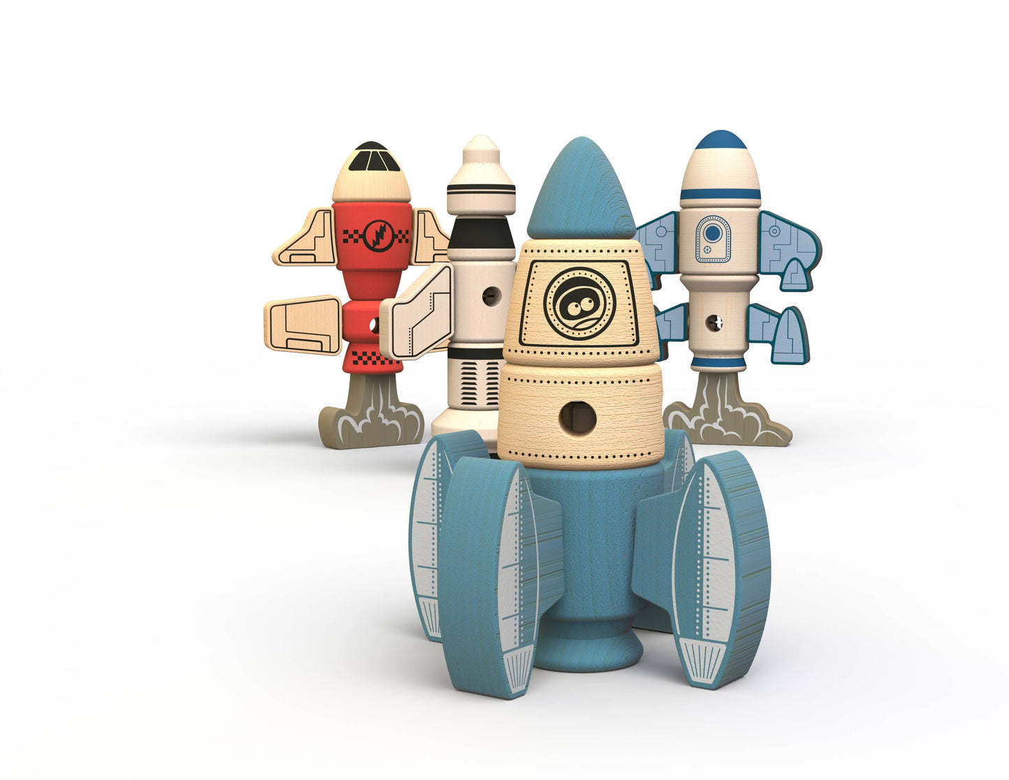 Tinker Totter Rockets - 31 Piece Character Playset