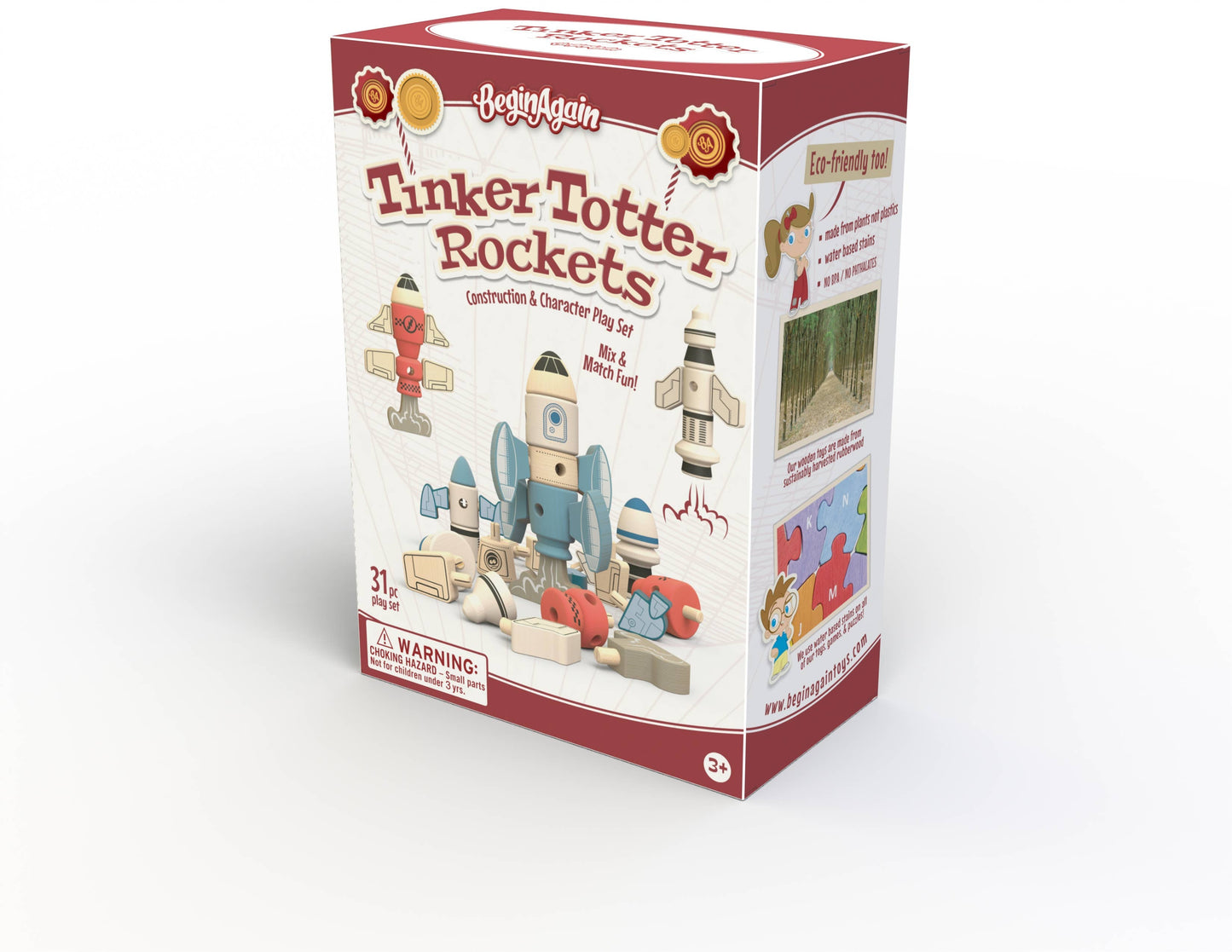 Tinker Totter Rockets - 31 Piece Character Playset