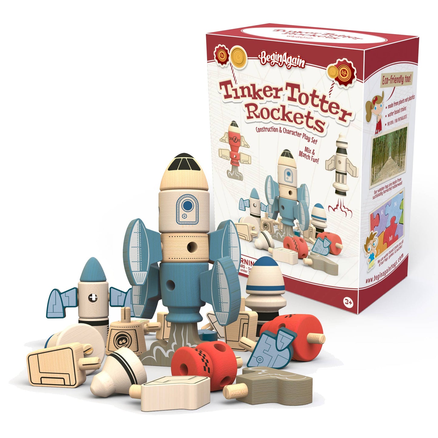 Tinker Totter Rockets - 31 Piece Character Playset