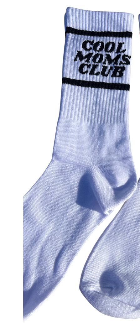 Cool Moms Club socks: Black