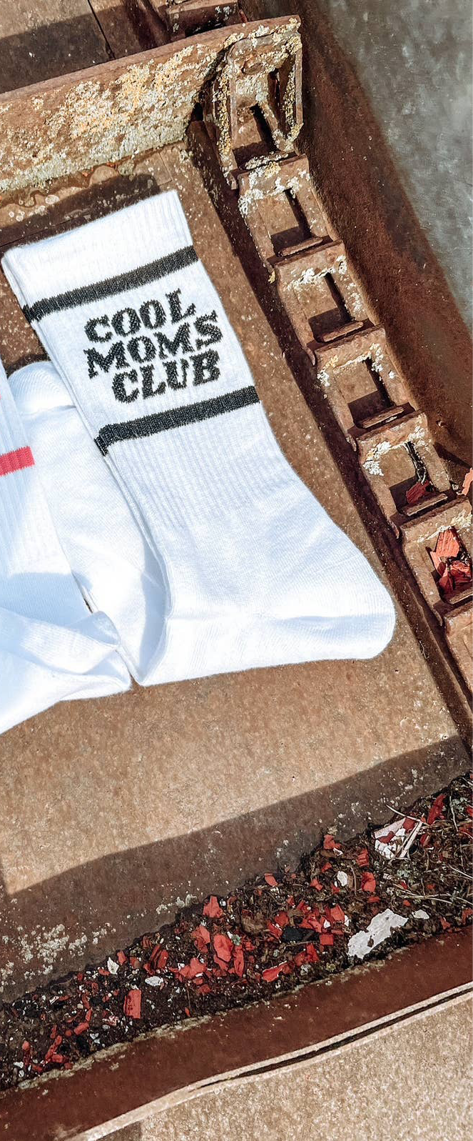 Cool Moms Club socks: Black
