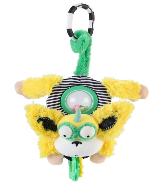 Marley the Horn Headed Monkey Spin Belly Attachable Hanging Activity Toy