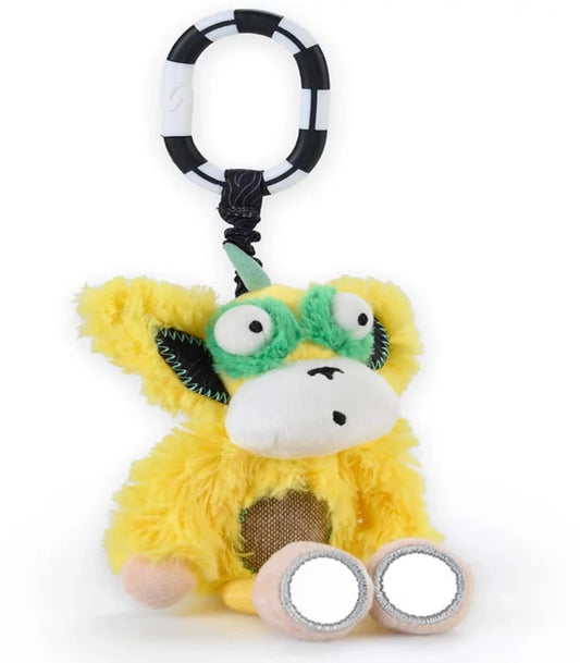 Marley the Horn Headed Monkey Chime & See Attachable Hanging Activity Toy