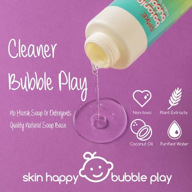 Sensory Bubble Play Skin Happy Botanical Bubbles & Blower