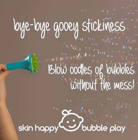 Sensory Bubble Play Skin Happy Botanical Bubbles & Blower