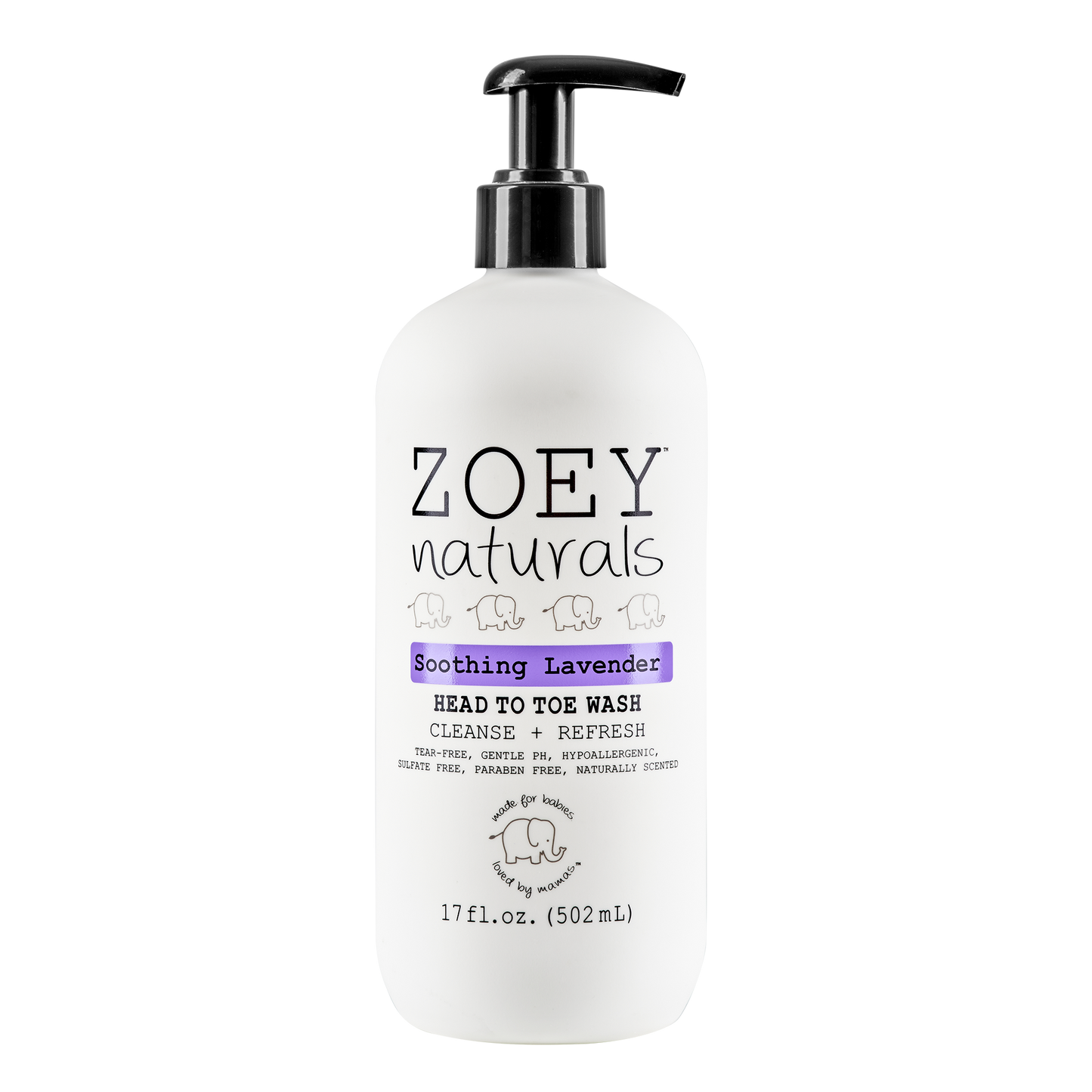 Soothing Lavender Head to Toe Wash - 17oz