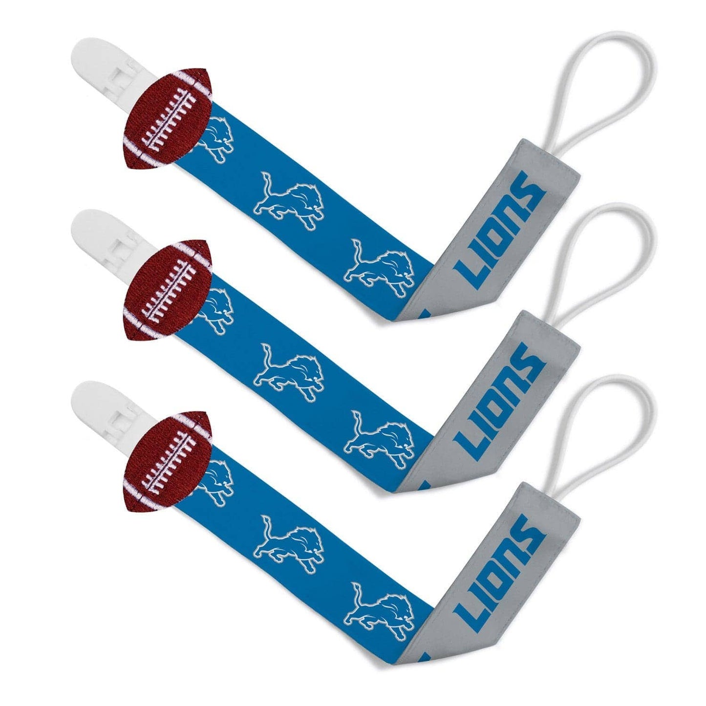 Detroit Lions - Pacifier Clip 2-Pack