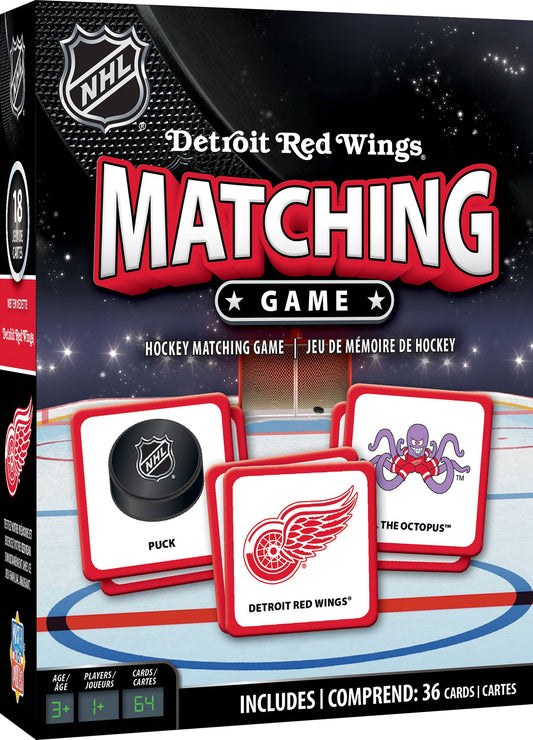 Detroit Red Wings Matching Game