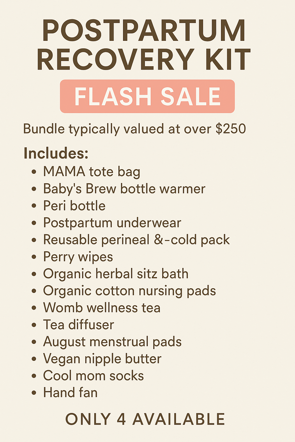 Postpartum Recovery Kit