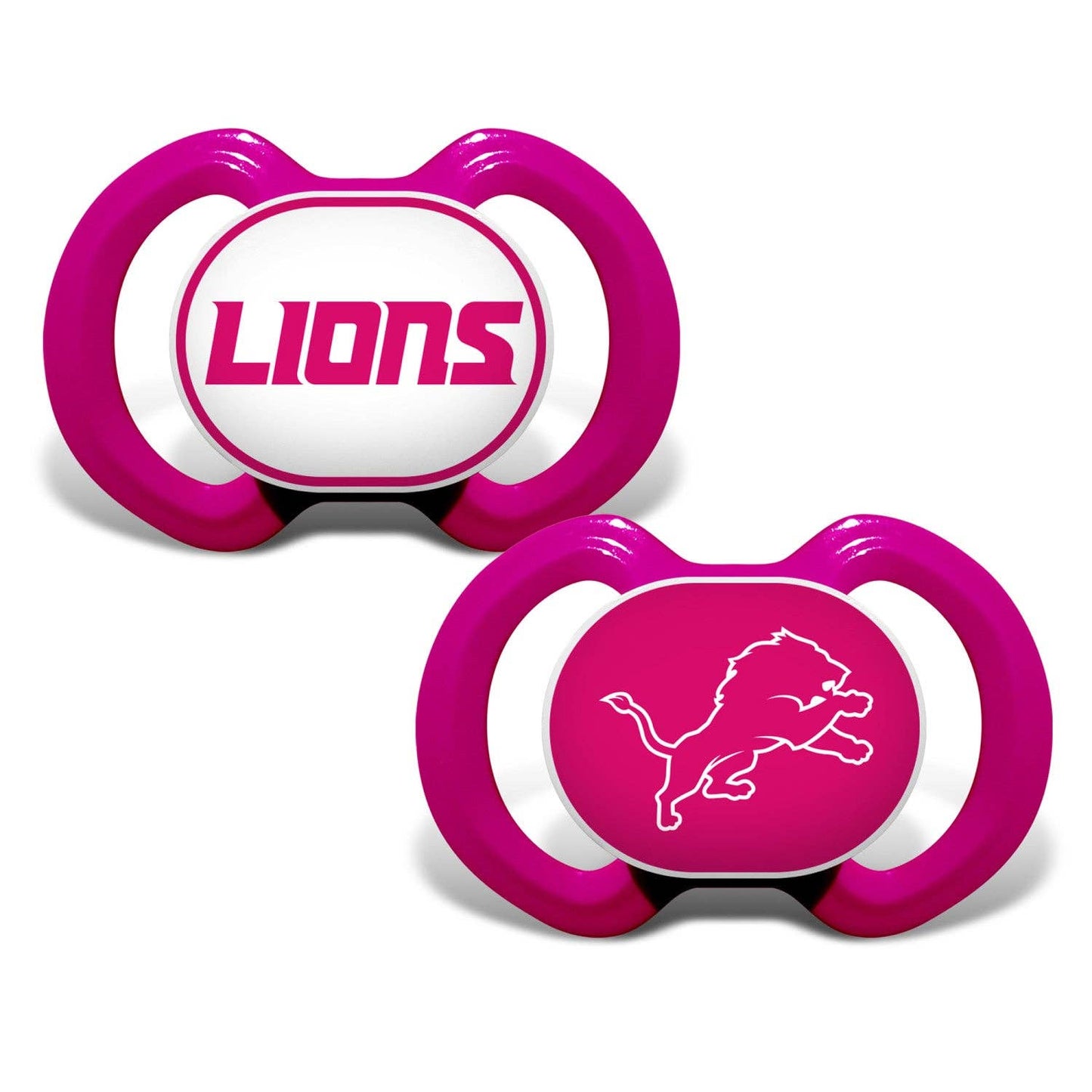 Detroit Lions - Pink Pacifier 2-Pack