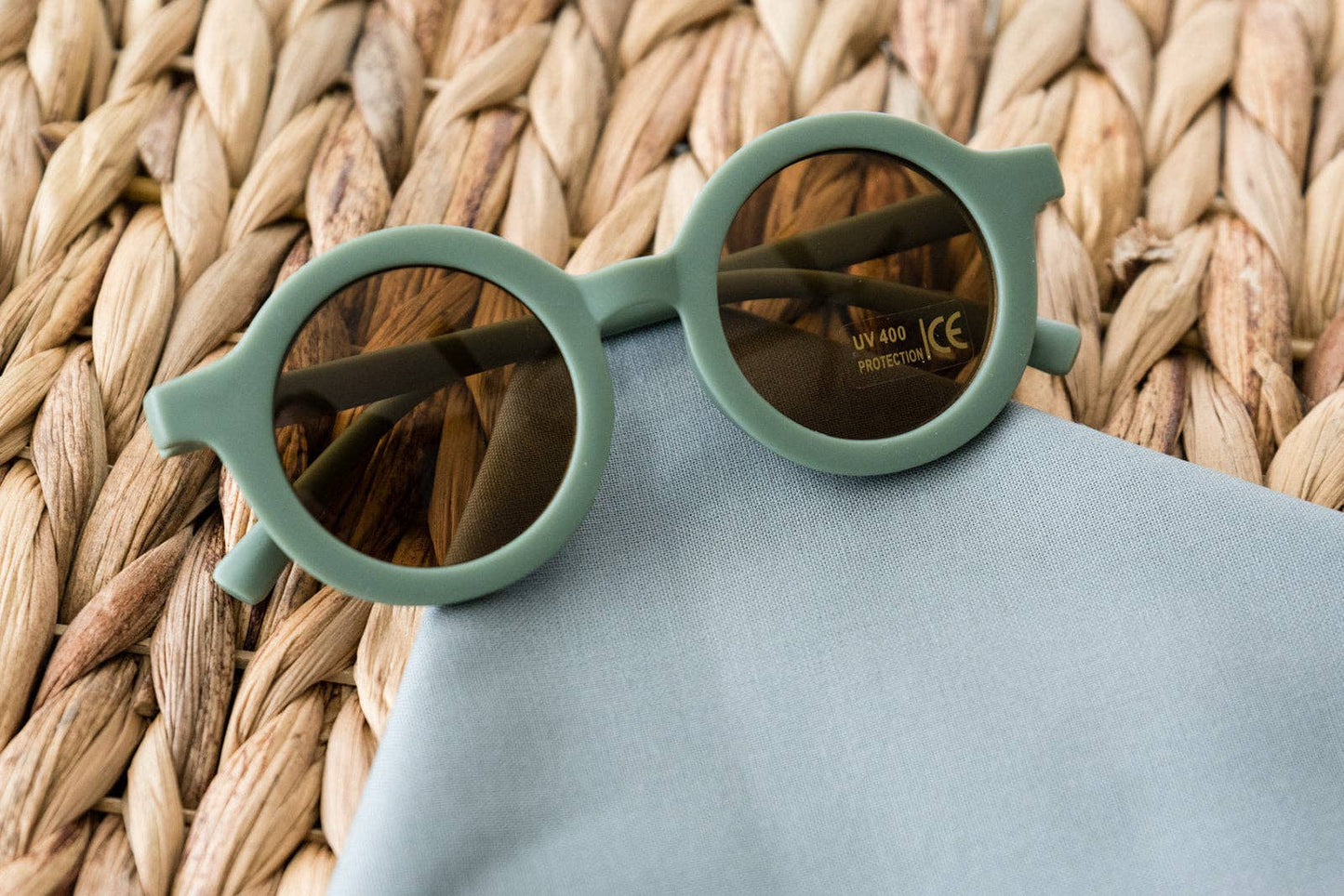 Toddler & Kid Retro Sage Sunglasses