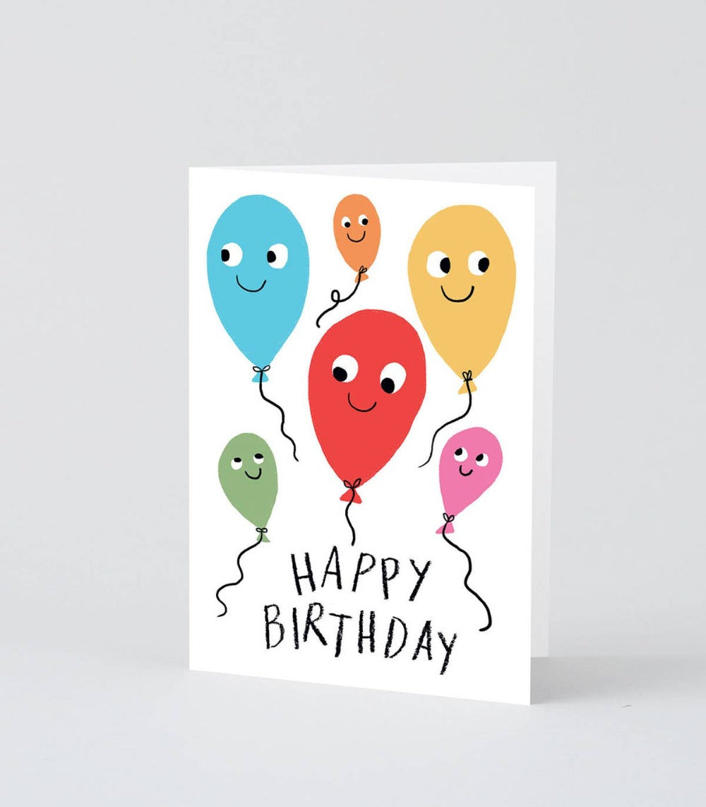 'Happy Birthday – Balloons' Greetings Card