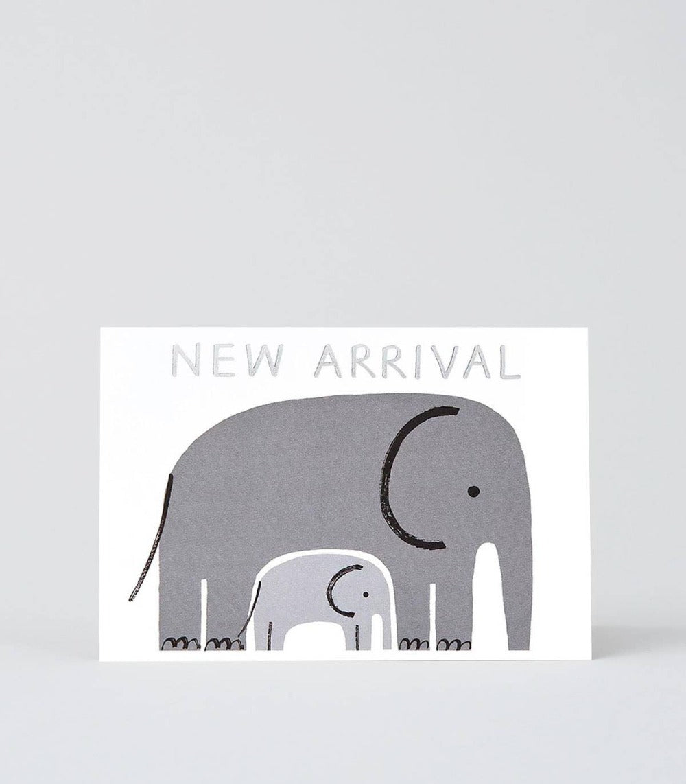 'New Arrival' Foiled Greetings Card