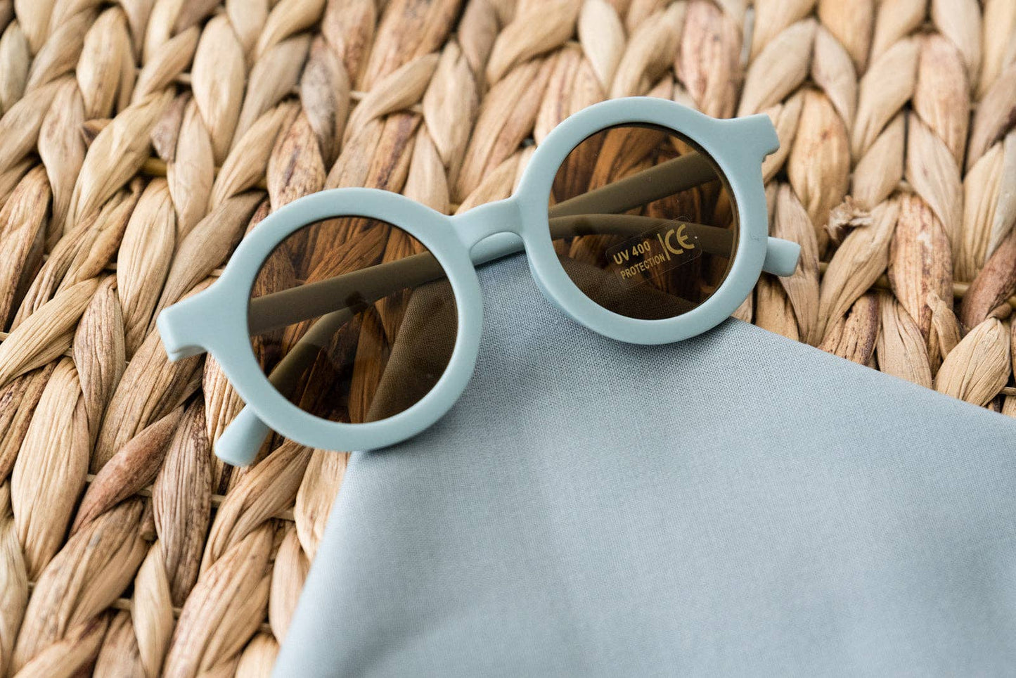 Toddler & Kid Retro Blue Sunglasses